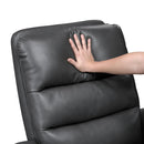  Manufacturer Color_Grey -- Dimitri 9570GRY-1SW Swivel Glider Reclining Chair IMAGE 11