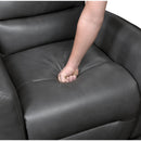  Manufacturer Color_Grey -- Dimitri 9570GRY-1SW Swivel Glider Reclining Chair IMAGE 12