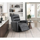  Manufacturer Color_Grey -- Dimitri 9570GRY-1SW Swivel Glider Reclining Chair IMAGE 13