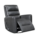 Manufacturer Color_Grey -- Dimitri 9570GRY-1SW Swivel Glider Reclining Chair IMAGE 6