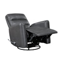  Manufacturer Color_Grey -- Dimitri 9570GRY-1SW Swivel Glider Reclining Chair IMAGE 7