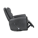 Manufacturer Color_Grey -- Dimitri 9570GRY-1SW Swivel Glider Reclining Chair IMAGE 8