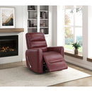  Manufacturer Color_Red -- Dimitri 9570RED-1SW Swivel Glider Reclining Chair IMAGE 13