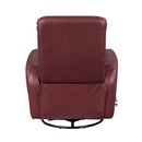  Manufacturer Color_Red -- Dimitri 9570RED-1SW Swivel Glider Reclining Chair IMAGE 5
