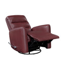  Manufacturer Color_Red -- Dimitri 9570RED-1SW Swivel Glider Reclining Chair IMAGE 7