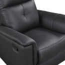  Manufacturer Color_Black -- 9620BLK-1 Swivel Glider Reclining Chair IMAGE 10