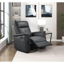  Manufacturer Color_Black -- 9620BLK-1 Swivel Glider Reclining Chair IMAGE 13