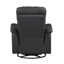  Manufacturer Color_Black -- 9620BLK-1 Swivel Glider Reclining Chair IMAGE 5