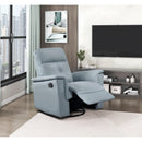  Manufacturer Color_Blue -- 9620BUE-1 Swivel Glider Reclining Chair IMAGE 12