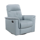  Manufacturer Color_Blue -- 9620BUE-1 Swivel Glider Reclining Chair IMAGE 2