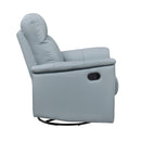  Manufacturer Color_Blue -- 9620BUE-1 Swivel Glider Reclining Chair IMAGE 3