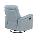  Manufacturer Color_Blue -- 9620BUE-1 Swivel Glider Reclining Chair IMAGE 4