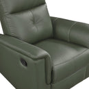  Manufacturer Color_Green -- 9620GRN-1 Swivel Glider Reclining Chair IMAGE 10