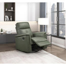  Manufacturer Color_Green -- 9620GRN-1 Swivel Glider Reclining Chair IMAGE 13