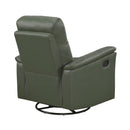 Manufacturer Color_Green -- 9620GRN-1 Swivel Glider Reclining Chair IMAGE 4