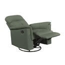 Manufacturer Color_Green -- 9620GRN-1 Swivel Glider Reclining Chair IMAGE 7
