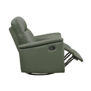  Manufacturer Color_Green -- 9620GRN-1 Swivel Glider Reclining Chair IMAGE 8