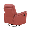  Manufacturer Color_Red -- 9620RED-1 Swivel Glider Reclining Chair IMAGE 4