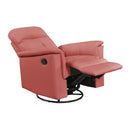  Manufacturer Color_Red -- 9620RED-1 Swivel Glider Reclining Chair IMAGE 7