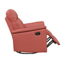 Manufacturer Color_Red -- 9620RED-1 Swivel Glider Reclining Chair IMAGE 8