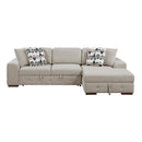  Manufacturer Color_Taupe -- Raife 9624TP*22LRC 2 pc Sectional with Right Chaise IMAGE 1