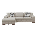  Manufacturer Color_Taupe -- Raife 9624TP*2LC2R 2 pc Sectional with Left Chaise IMAGE 1