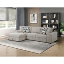  Manufacturer Color_Taupe -- Raife 9624TP*2LC2R 2 pc Sectional with Left Chaise IMAGE 9