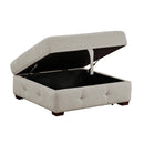  Homelegance Raife 9624TP-4 Storage Ottoman IMAGE 3