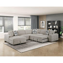  Manufacturer Color_Taupe -- Raife 9624TP*42RLC 4 pc Sectional with Left Chaise IMAGE 10