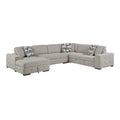  Manufacturer Color_Taupe -- Raife 9624TP*42RLC 4 pc Sectional with Left Chaise IMAGE 1