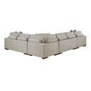  Manufacturer Color_Taupe -- Raife 9624TP*42RLC 4 pc Sectional with Left Chaise IMAGE 4