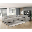  Manufacturer Color_Taupe -- Raife 9624TP*42RLC 4 pc Sectional with Left Chaise IMAGE 8