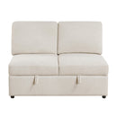 Homelegance Pompano 9630BE*32LRC Sectional with Right Chaise, Pull-out Bed, Hidden Storages and Shelves, Charging Ports IMAGE 10
