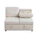  Homelegance Pompano 9630BE*32LRC Sectional with Right Chaise, Pull-out Bed, Hidden Storages and Shelves, Charging Ports IMAGE 12