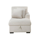  Homelegance Pompano 9630BE*32LRC Sectional with Right Chaise, Pull-out Bed, Hidden Storages and Shelves, Charging Ports IMAGE 17