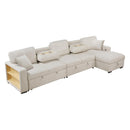  Homelegance Pompano 9630BE*32LRC Sectional with Right Chaise, Pull-out Bed, Hidden Storages and Shelves, Charging Ports IMAGE 3