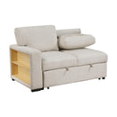  Homelegance Pompano 9630BE*32LRC Sectional with Right Chaise, Pull-out Bed, Hidden Storages and Shelves, Charging Ports IMAGE 9