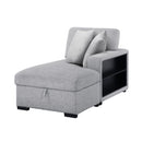  Homelegance Pompano 9630GY*32LRC Sectional with Right Chaise, Pull-out Bed, Hidden Storages and Shelves, Charging Ports IMAGE 15