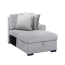  Homelegance Pompano 9630GY*32LRC Sectional with Right Chaise, Pull-out Bed, Hidden Storages and Shelves, Charging Ports IMAGE 16