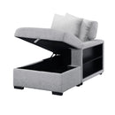  Homelegance Pompano 9630GY*32LRC Sectional with Right Chaise, Pull-out Bed, Hidden Storages and Shelves, Charging Ports IMAGE 18