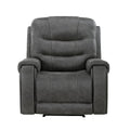  Manufacturer Color_Dark Grey -- Oberon 9634DGY-1 Reclining Chair IMAGE 1