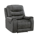  Manufacturer Color_Dark Grey -- Oberon 9634DGY-1 Reclining Chair IMAGE 2