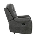  Manufacturer Color_Dark Grey -- Oberon 9634DGY-1 Reclining Chair IMAGE 4