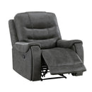  Manufacturer Color_Dark Grey -- Oberon 9634DGY-1 Reclining Chair IMAGE 7