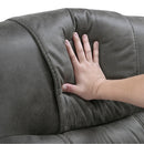  Manufacturer Color_Dark Grey -- Oberon 9634DGY-2 Double Reclining Love Seat with Center Console IMAGE 6