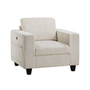  Manufacturer Color_Beige -- Homelegance Walterboro Stationary Fabric Chair IMAGE 1
