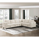  Manufacturer Color_Beige -- Homelegance Walterboro Fabric 6 pc Sectional IMAGE 13