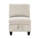  Manufacturer Color_Beige -- Homelegance Walterboro Fabric 7 pc Sectional IMAGE 7