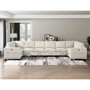  Manufacturer Color_Beige -- Homelegance Walterboro Fabric 8 pc Sectional IMAGE 17