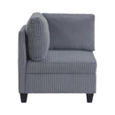  Manufacturer Color_Dark Grey -- Walterboro 9650NDG*5SC 5 pc Sectional with Storage, Storage Pouches and Charging Ports IMAGE 11